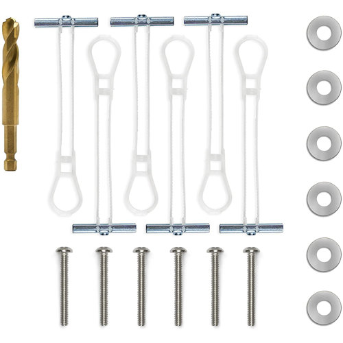 Condo Mounts CondoMounts TV Mounting Kit,NOGap,NOStud/Steel/Metal